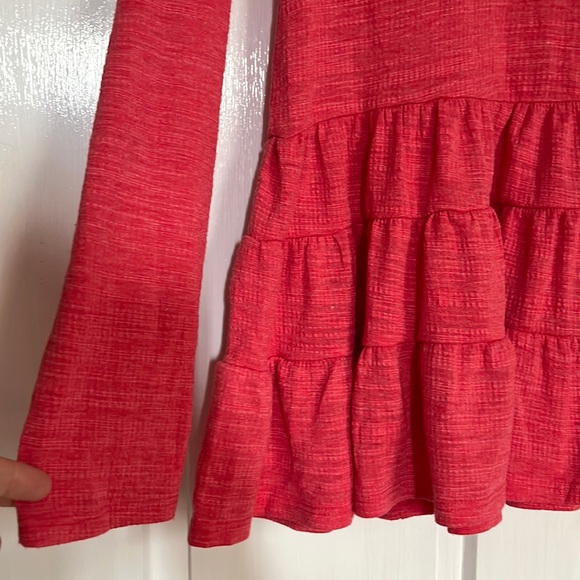 Anthropologie Deletta Thea Tiered Ruffle Shirt Size S - Picture 5 of 8